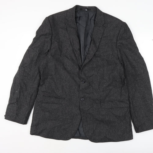 Taylor & Wright Mens Grey Jacket Size 44 Button