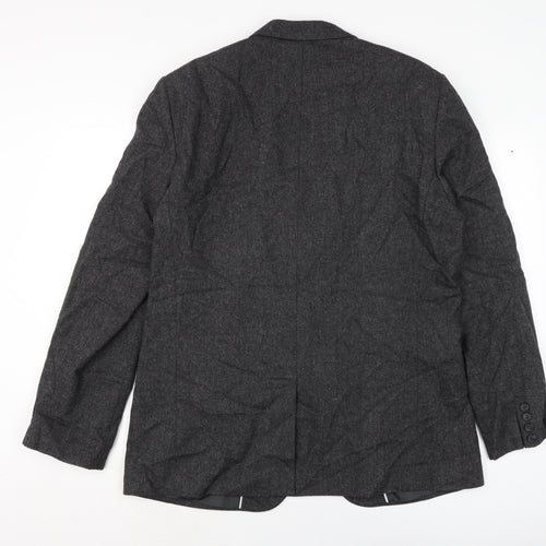 Taylor & Wright Mens Grey Jacket Size 44 Button