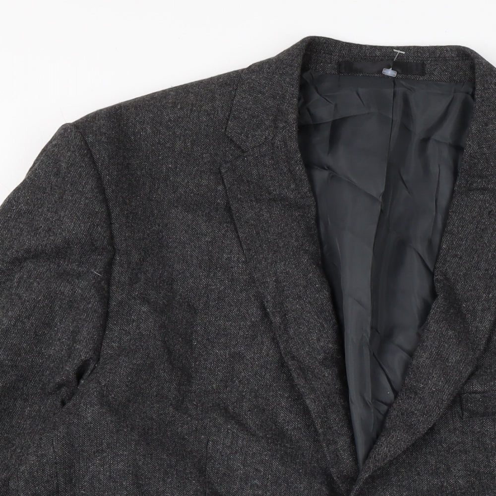 Taylor & Wright Mens Grey Jacket Size 44 Button