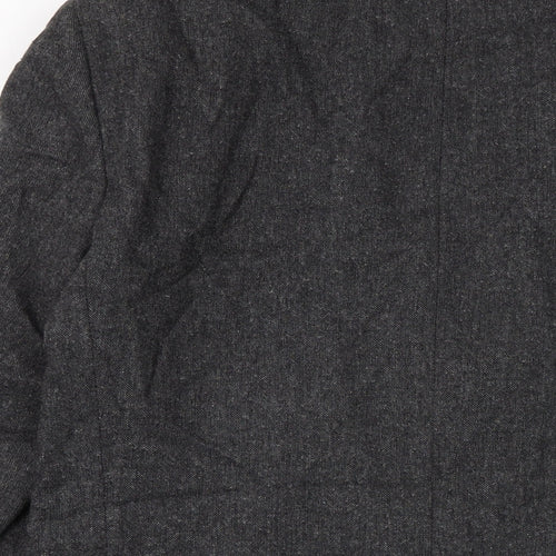 Taylor & Wright Mens Grey Jacket Size 44 Button