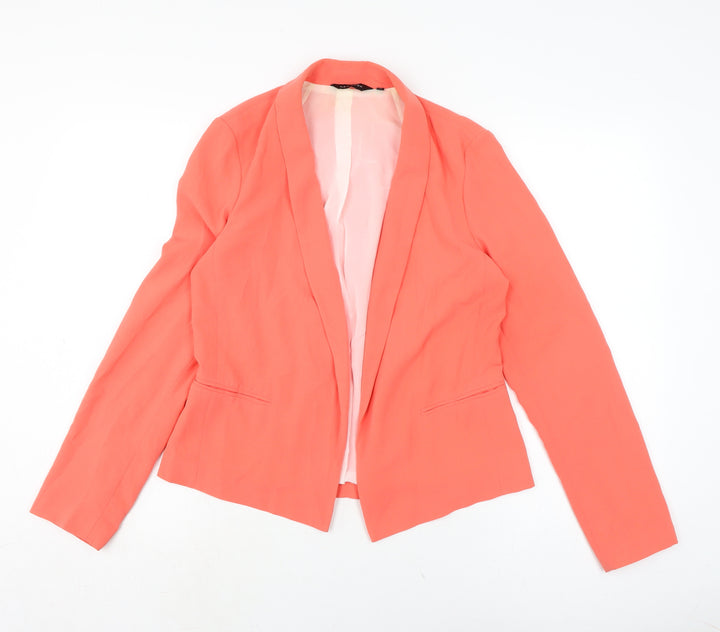 New Look Womens Orange Jacket Size 12