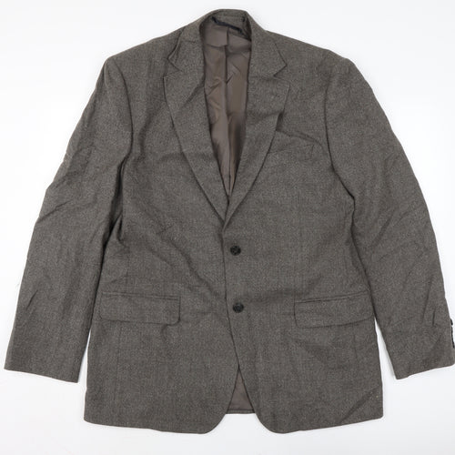 Marks and Spencer Mens Brown Jacket Size XL Button