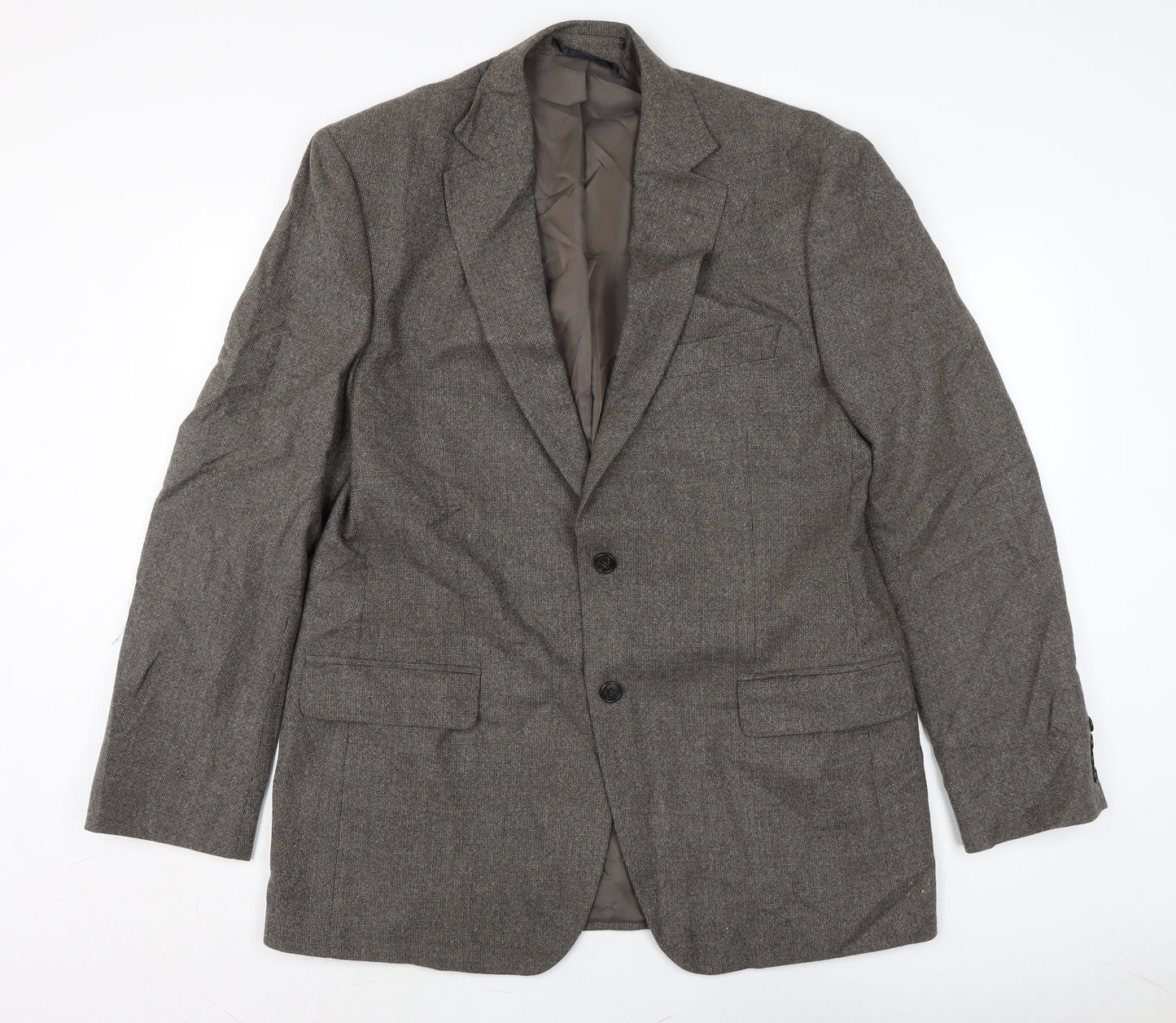 Marks and Spencer Mens Brown Jacket Size XL Button