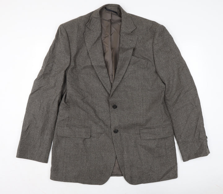 Marks and Spencer Mens Brown Jacket Size XL Button