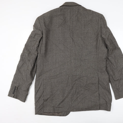 Marks and Spencer Mens Brown Jacket Size XL Button