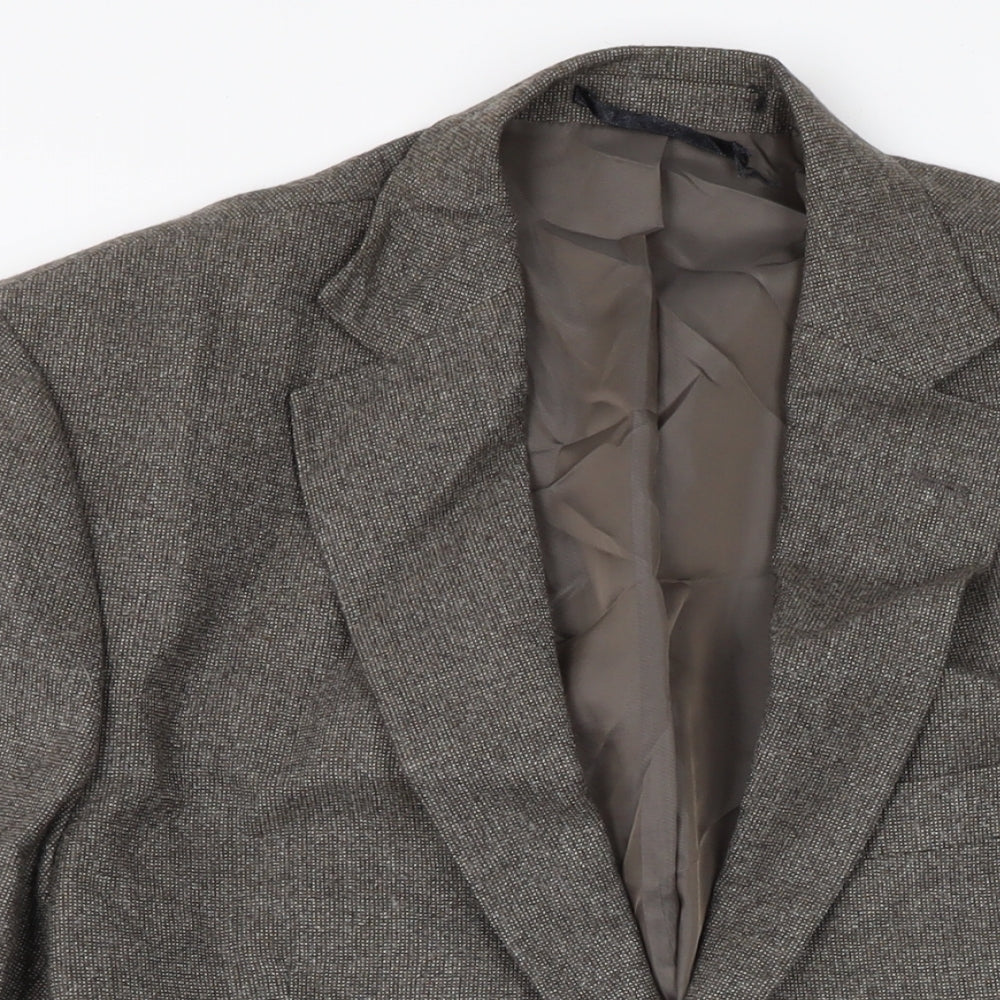 Marks and Spencer Mens Brown Jacket Size XL Button
