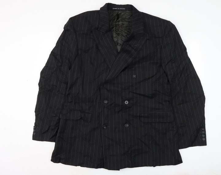 Osborne Mens Black Jacket Size 46 Button
