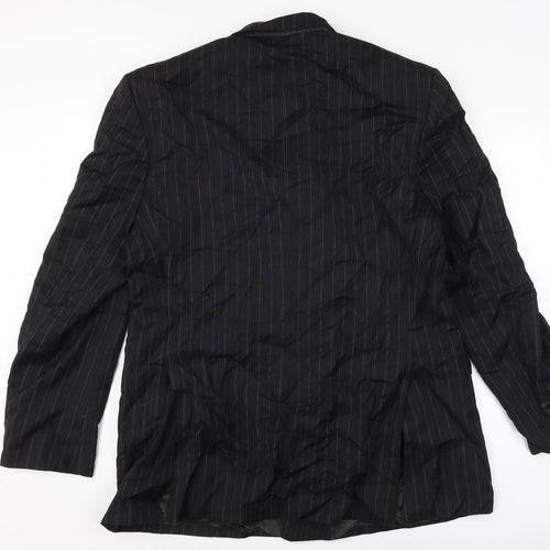 Osborne Mens Black Jacket Size 46 Button