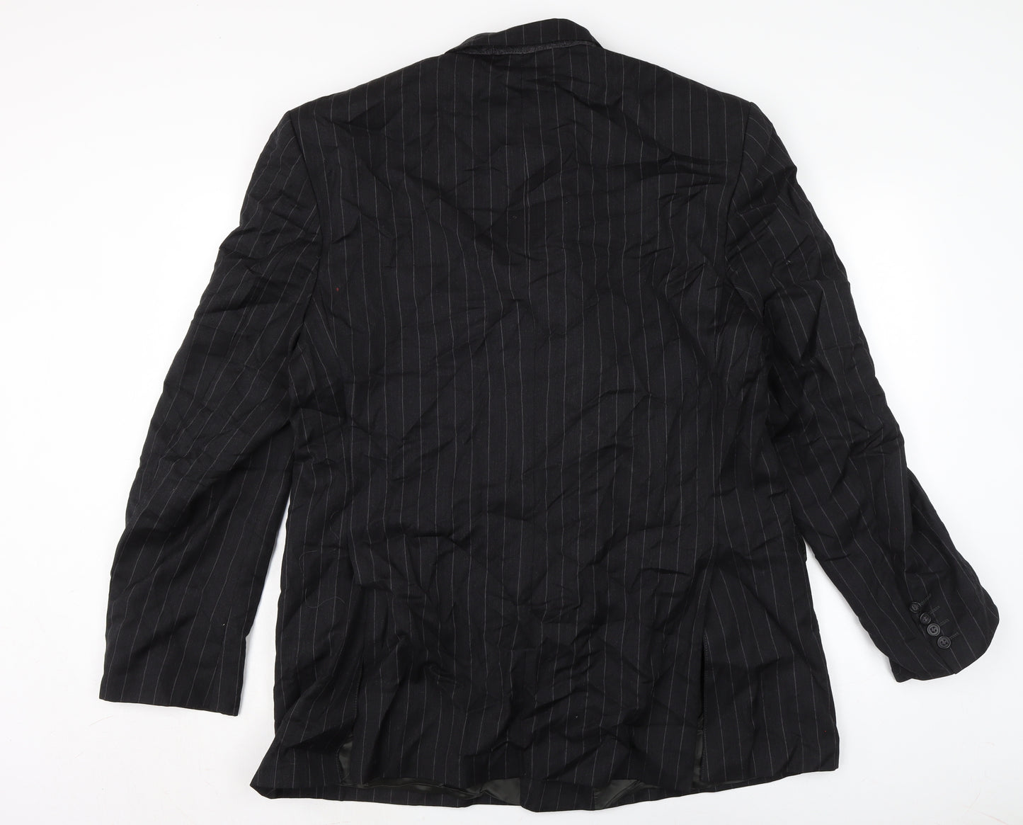 Osborne Mens Black Jacket Size 46 Button