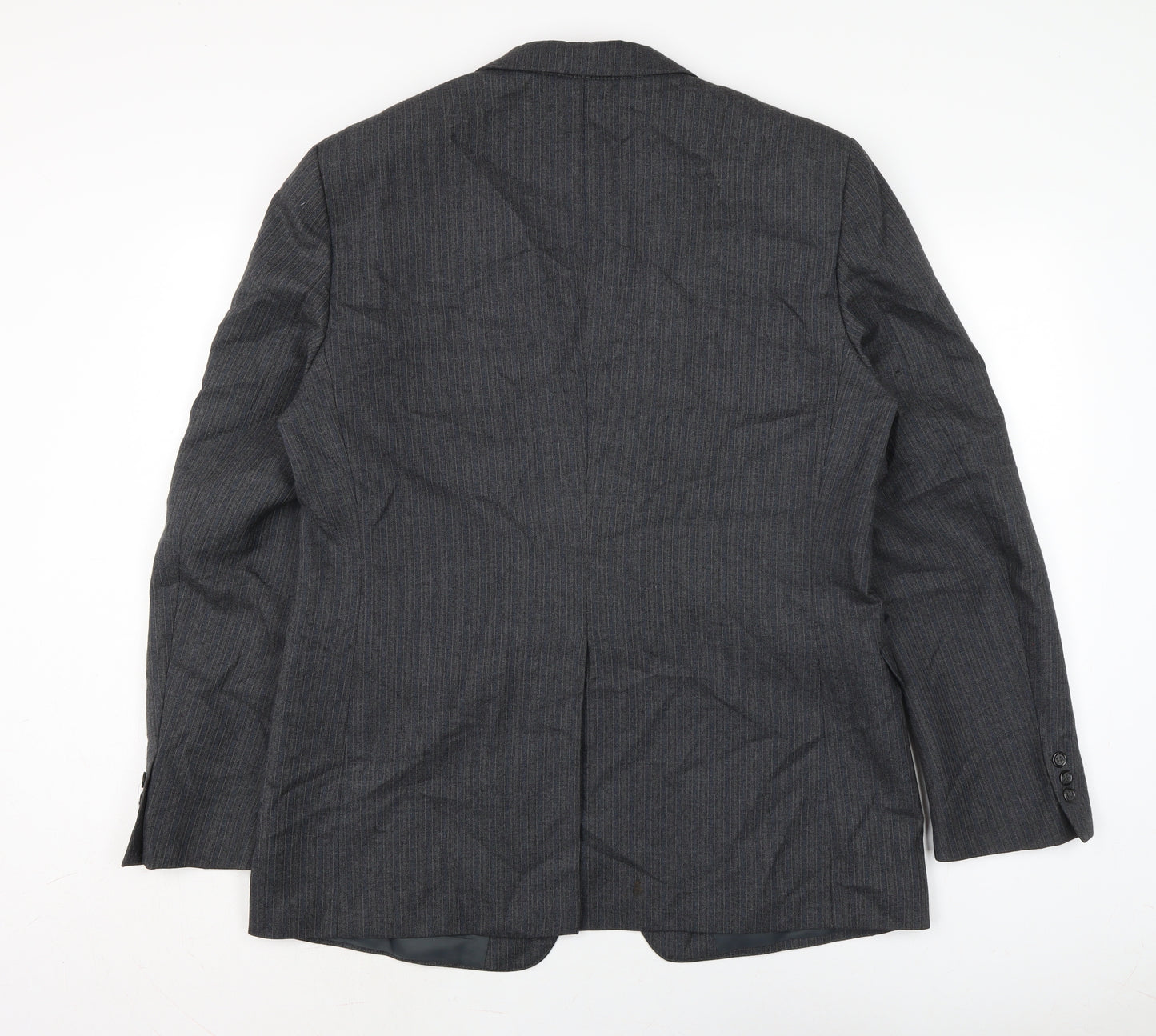 Greenwoods Mens Grey Jacket Size 44 Button