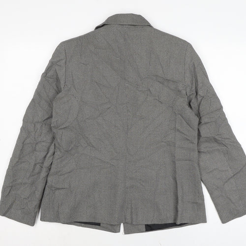 Bonmarché Womens Grey Jacket Size 12 Button