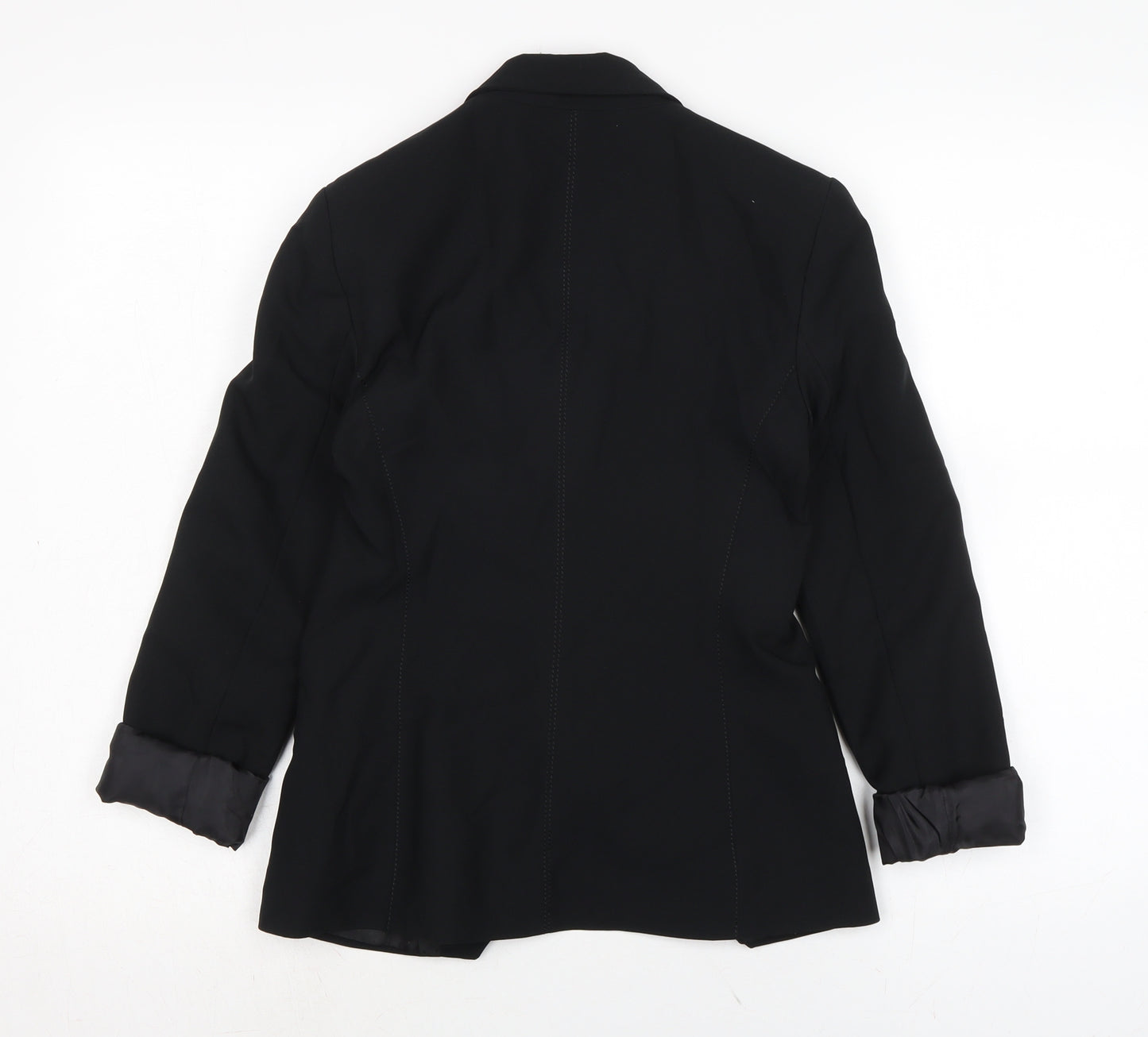 New Look Womens Black Jacket Size 6 Button