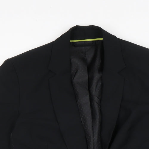 New Look Womens Black Jacket Size 6 Button
