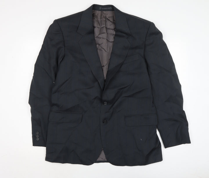 Varteks Mens Blue Jacket Size 46 Button