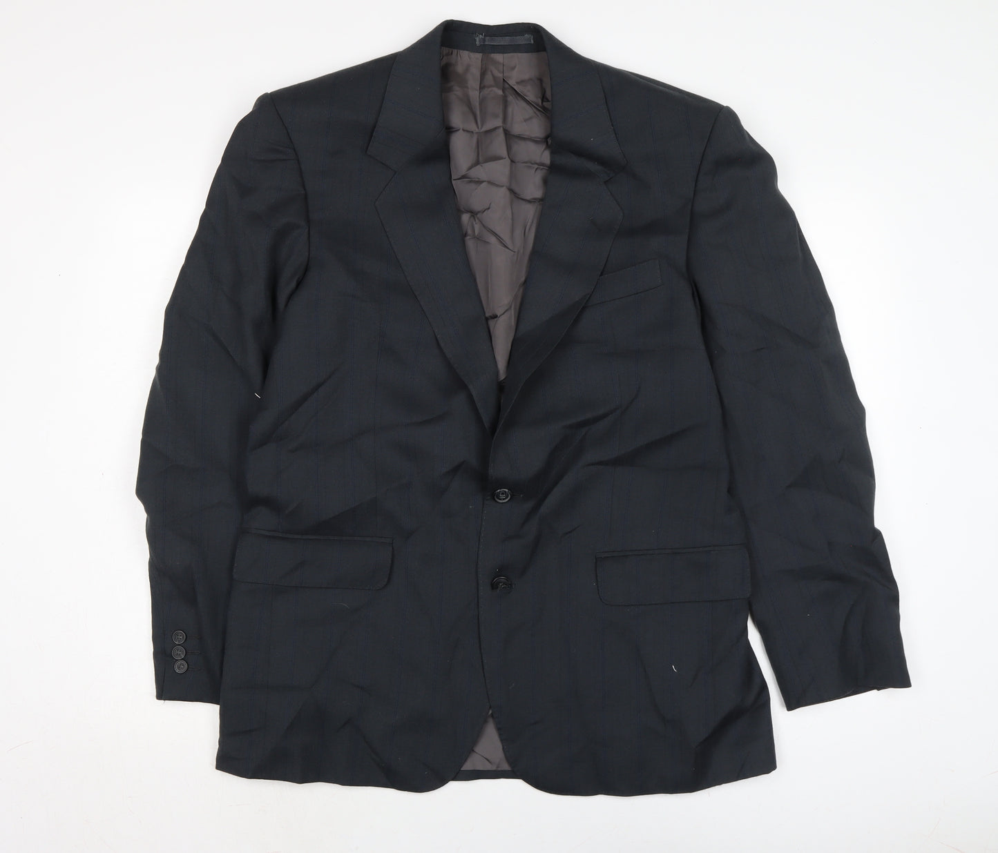 Varteks Mens Blue Jacket Size 46 Button