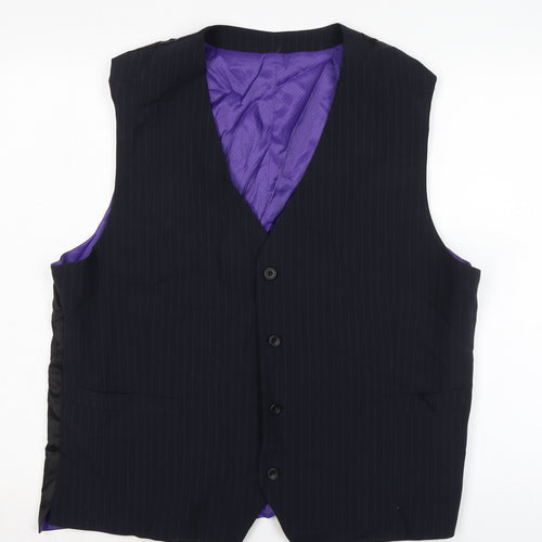 Skopes Mens Blue Gilet Waistcoat Size 40 Button