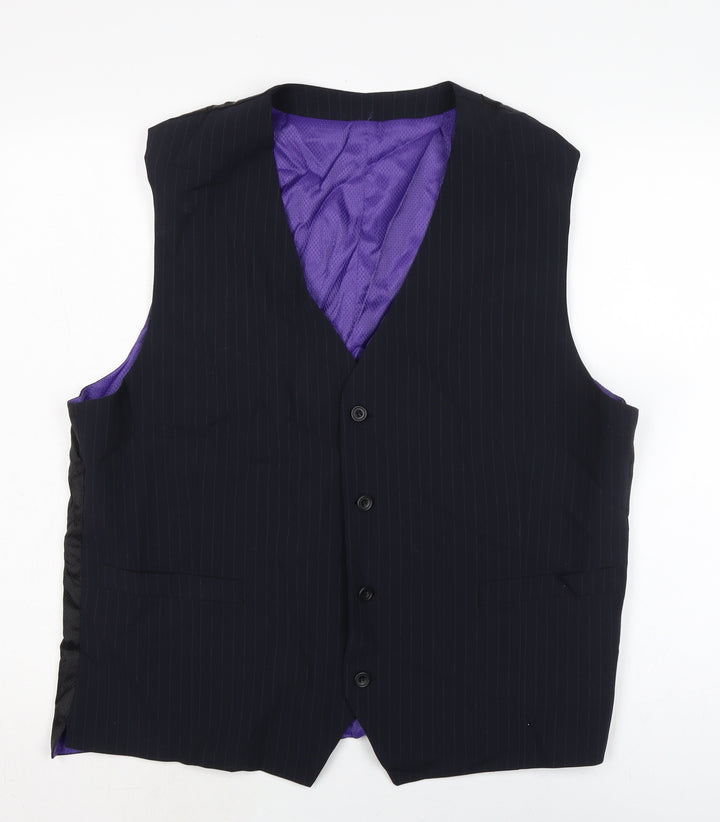 Skopes Mens Blue Gilet Waistcoat Size 40 Button