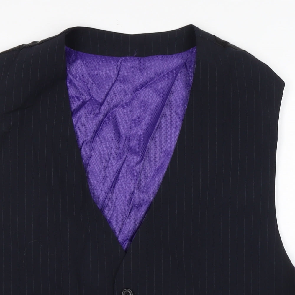 Skopes Mens Blue Gilet Waistcoat Size 40 Button