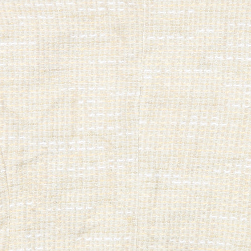 Paul Berman Womens Beige Jacket Blazer Size 14 Hook & Eye