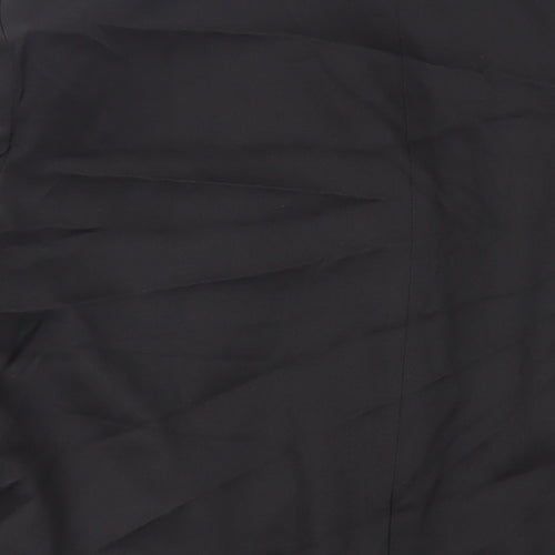 Misspap Womens Black Jacket Blazer Size 14 Button