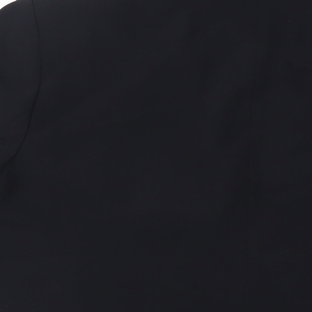 Marks and Spencer Womens Black Jacket Blazer Size 20 - Open Ruched Sleeve