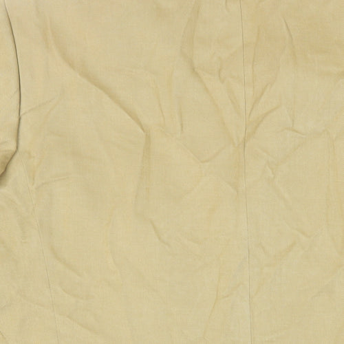BARUTTI Mens Beige Cotton Jacket Blazer Size 42 Regular