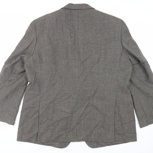 Marks and Spencer Mens Grey Wool Jacket Suit Jacket Size 48 Regular