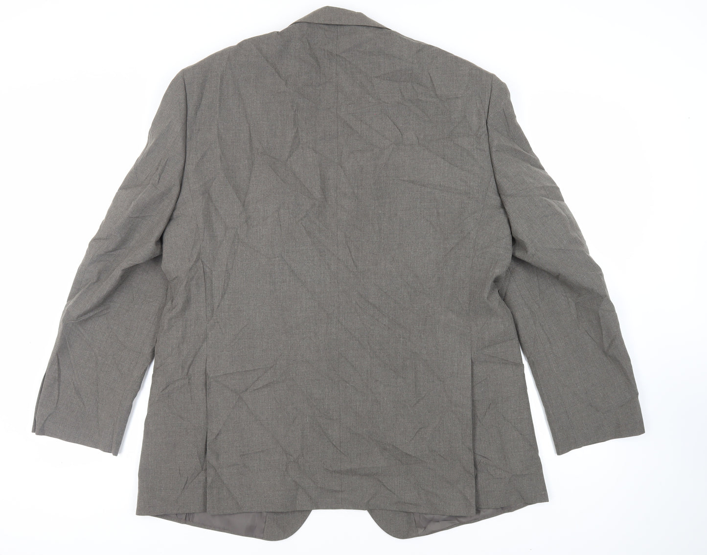 Marks and Spencer Mens Grey Polyester Jacket Suit Jacket Size 46 Regular
