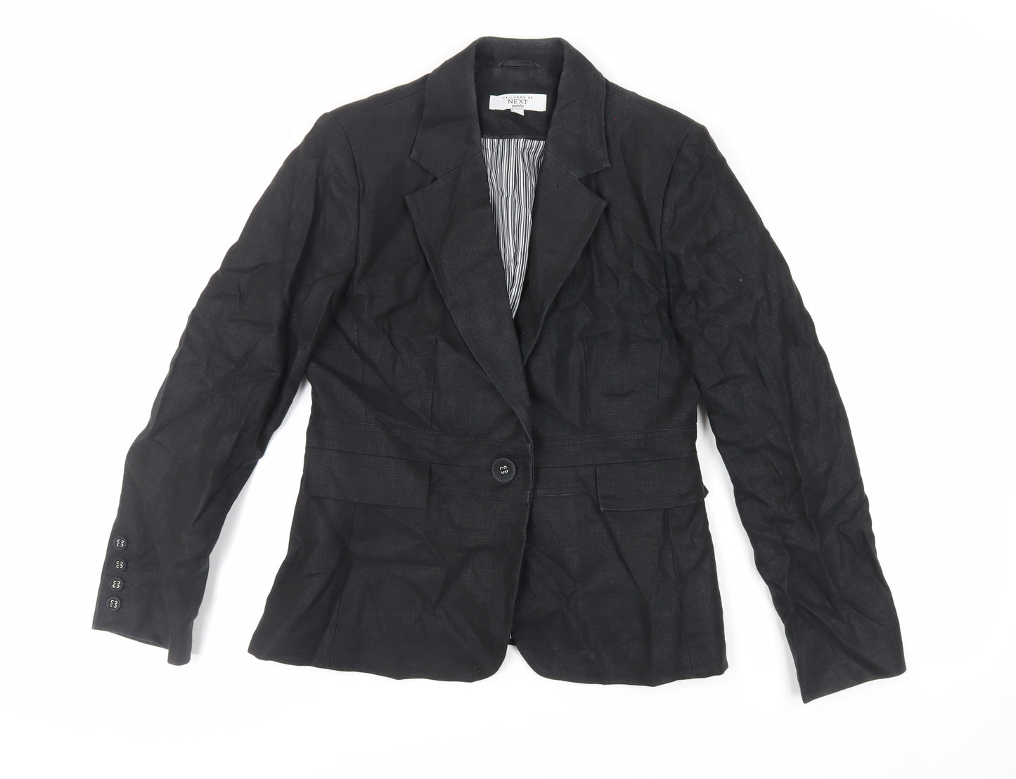 NEXT Womens Black Jacket Blazer Size 12 Snap