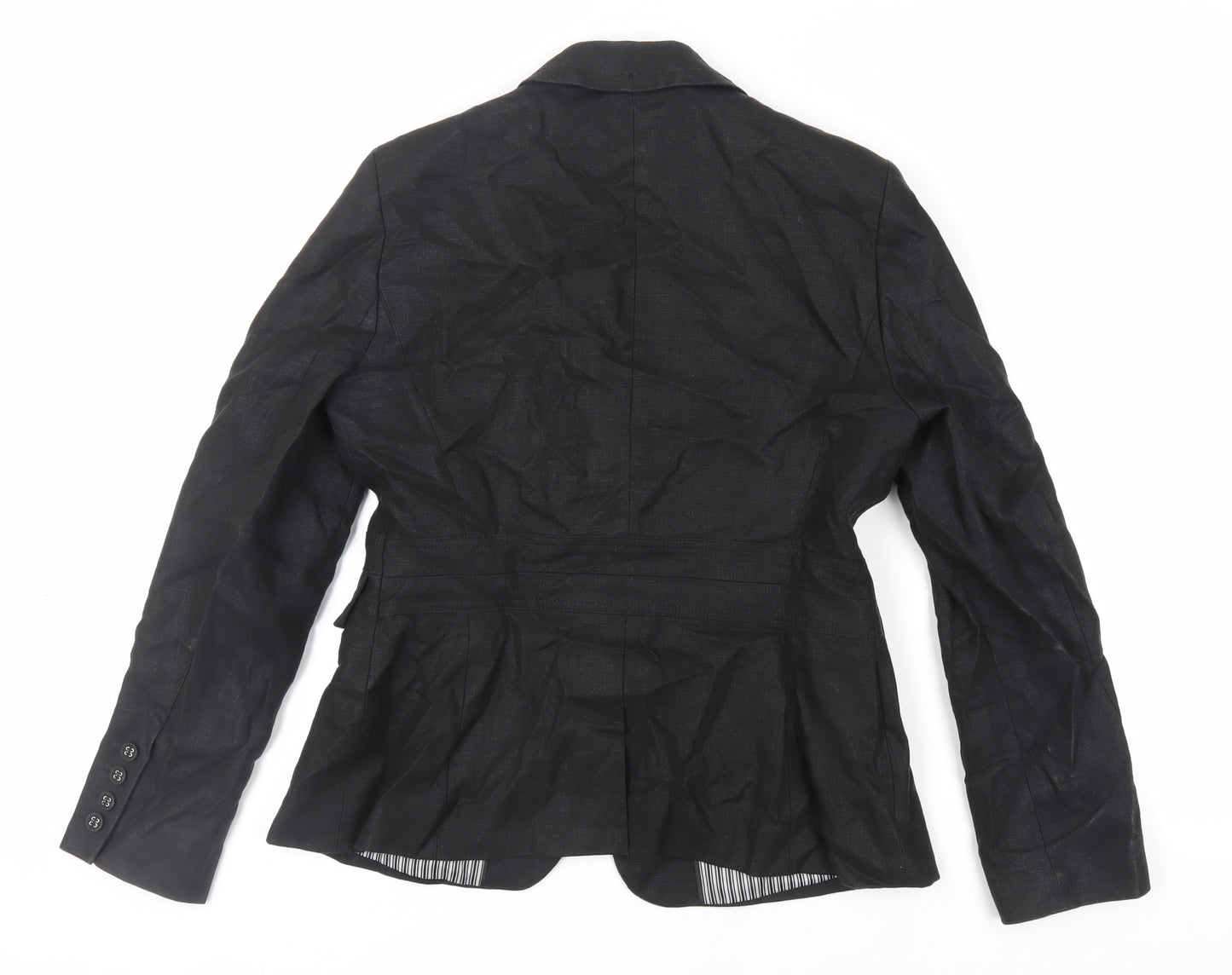 NEXT Womens Black Jacket Blazer Size 12 Snap