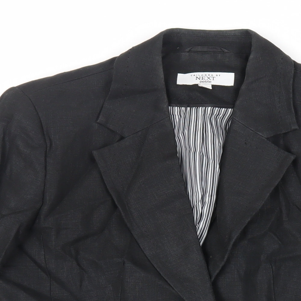 NEXT Womens Black Jacket Blazer Size 12 Snap
