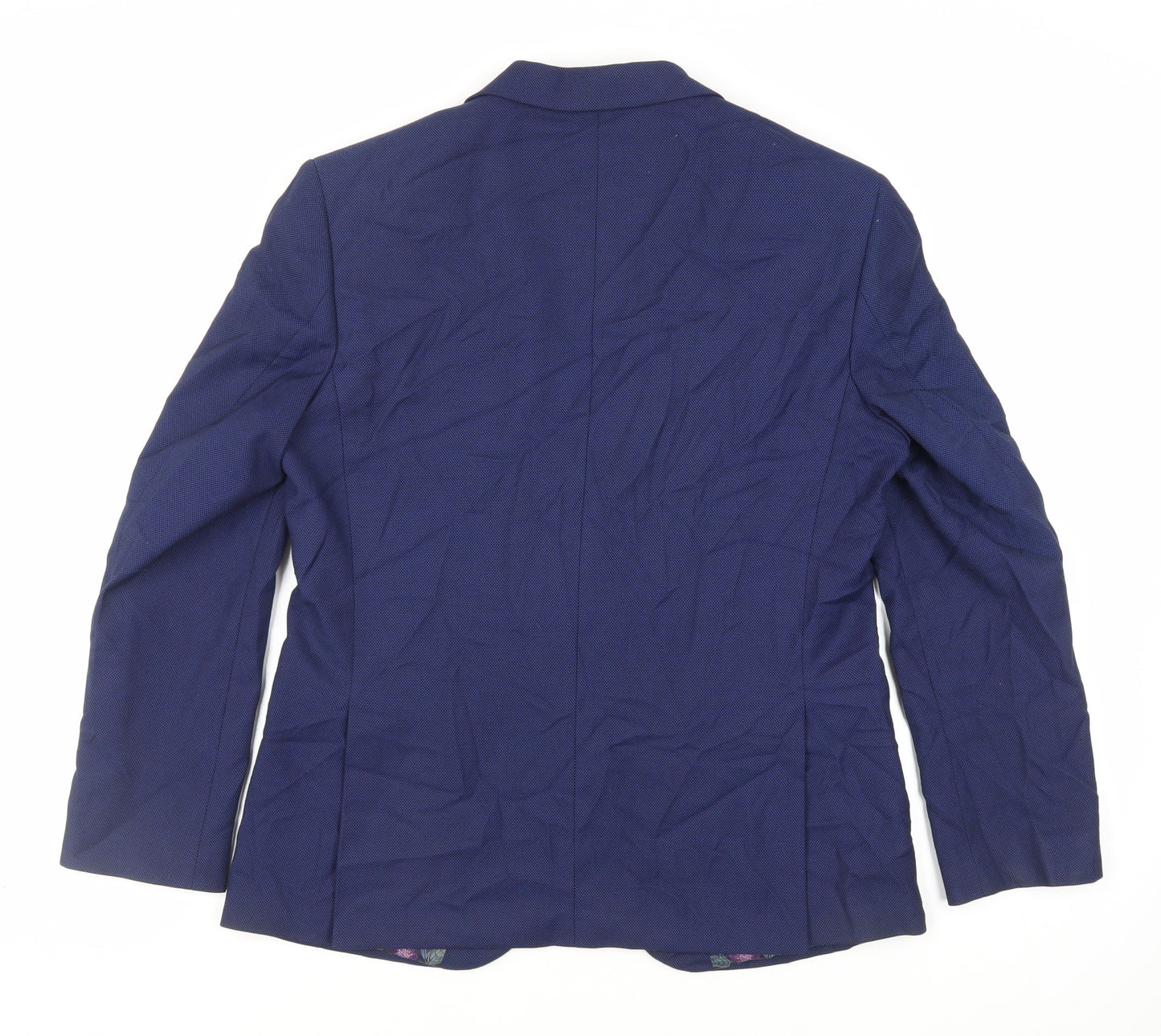 Marks and Spencer Mens Blue Polyester Jacket Suit Jacket Size 40 Regular