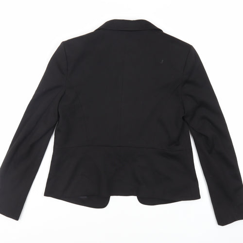 Miss Se Womens Black Jacket Blazer Size 8 - Open