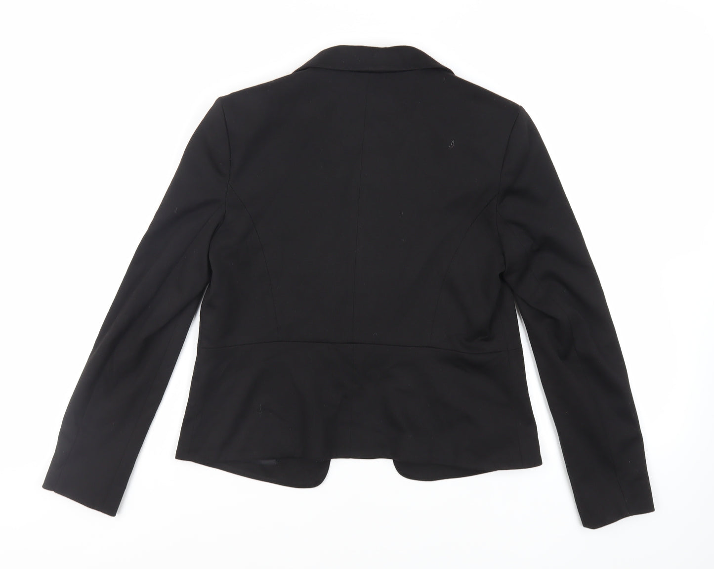 Miss Se Womens Black Jacket Blazer Size 8 - Open