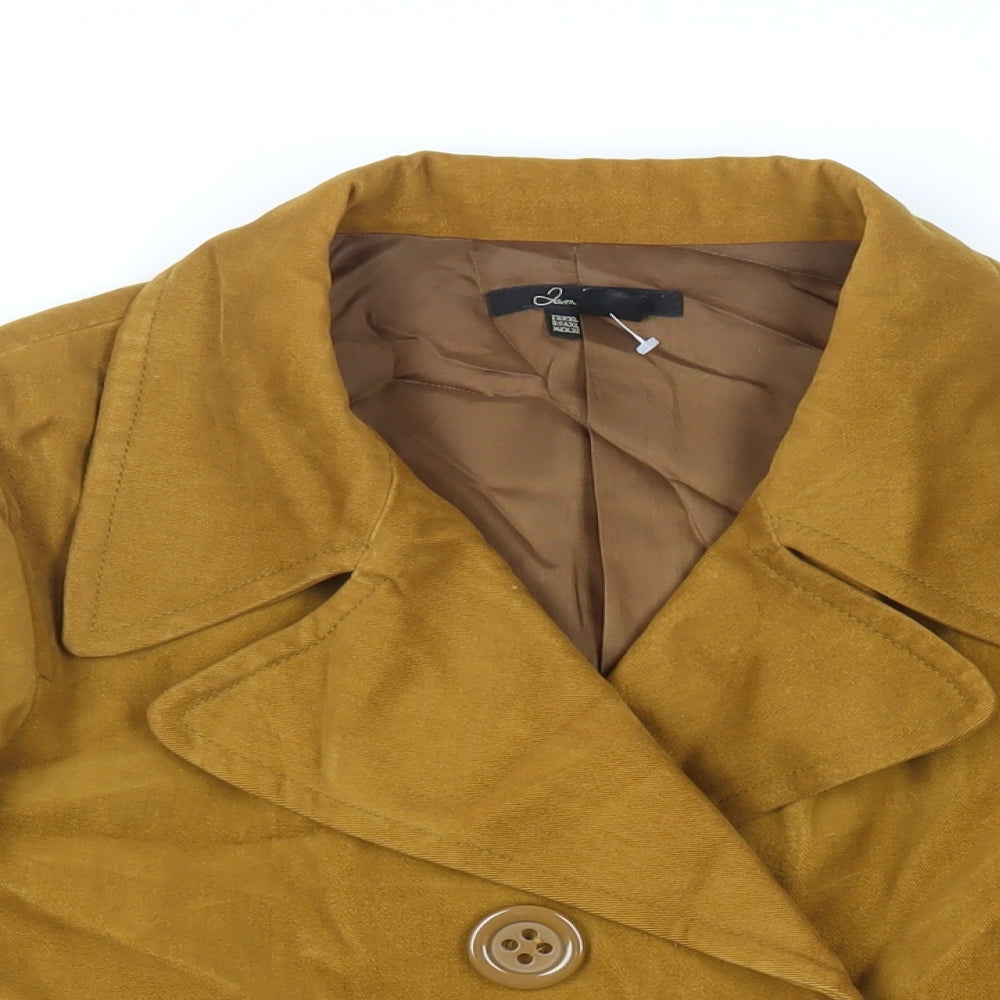 Zara Womens Brown Jacket Size XL Button