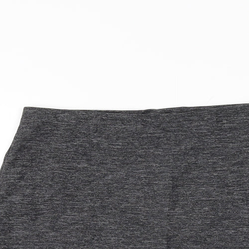 Marks and Spencer Womens Grey Polyamide A-Line Skirt Size 10