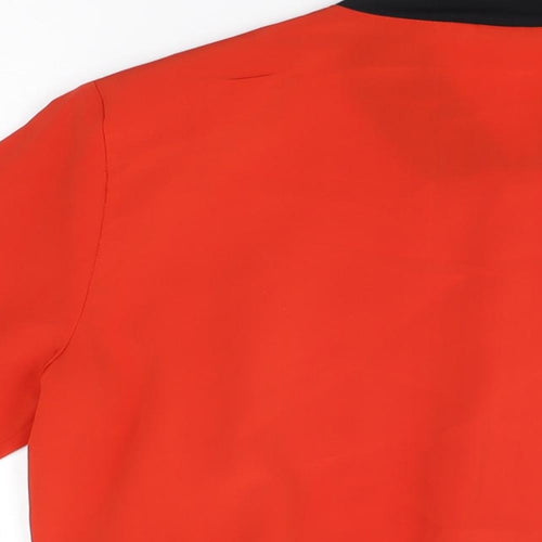 Canda Womens Red Jacket Size 12 Button