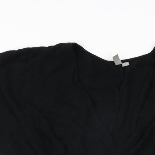 ASOS Womens Black Cotton Cover Up Size 12