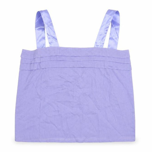 Classic Womens Purple Polyester Camisole T-Shirt Size 14 Square Neck
