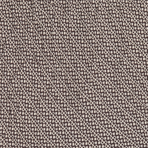 essence Womens Brown Geometric Viscose A-Line Skirt Size 28