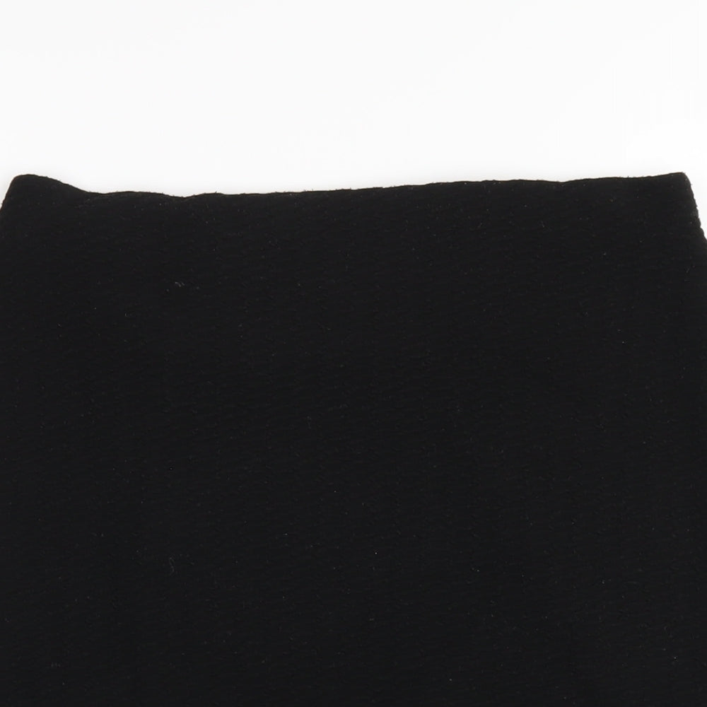 Marks and Spencer Womens Black Polyester Straight & Pencil Skirt Size 10
