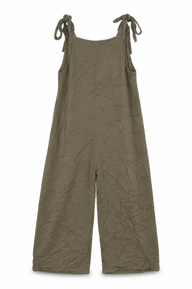 Glamorous Womens Green Viscose Jumpsuit One-Piece Size S Zip