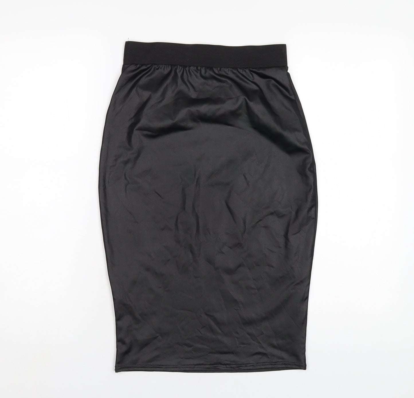 PARISIAN SIGNATURE Womens Black Polyester Straight & Pencil Skirt Size 12