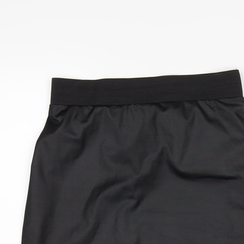 PARISIAN SIGNATURE Womens Black Polyester Straight & Pencil Skirt Size 12