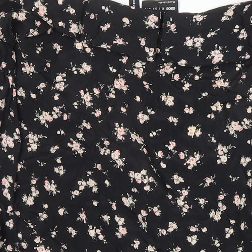 ASOS Womens Multicoloured Floral Viscose Tunic Blouse Size 18 Collared