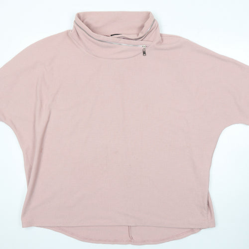 Roman Womens Pink Polyester Tunic Blouse Size 18 Cowl Neck