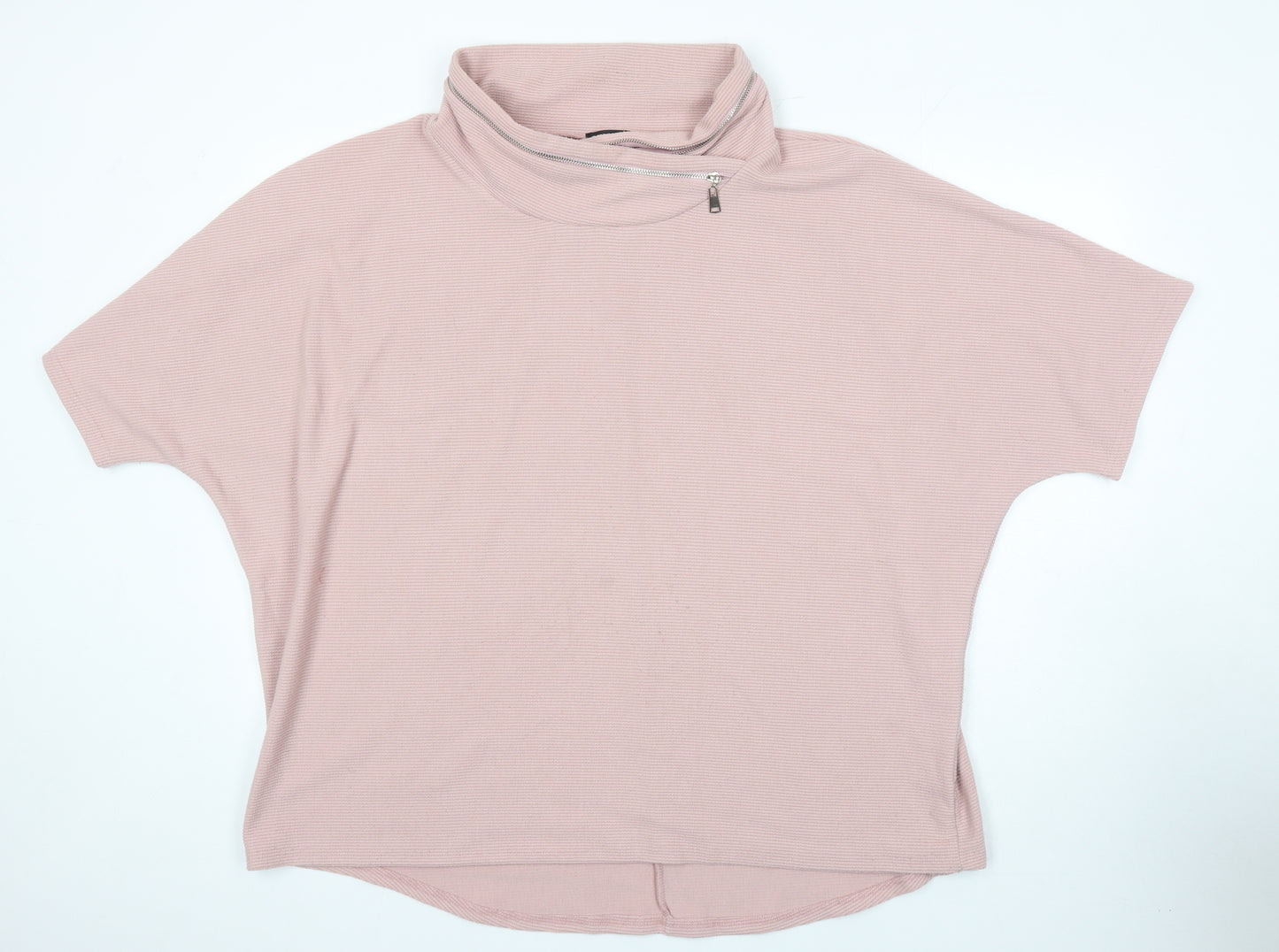 Roman Womens Pink Polyester Tunic Blouse Size 18 Cowl Neck