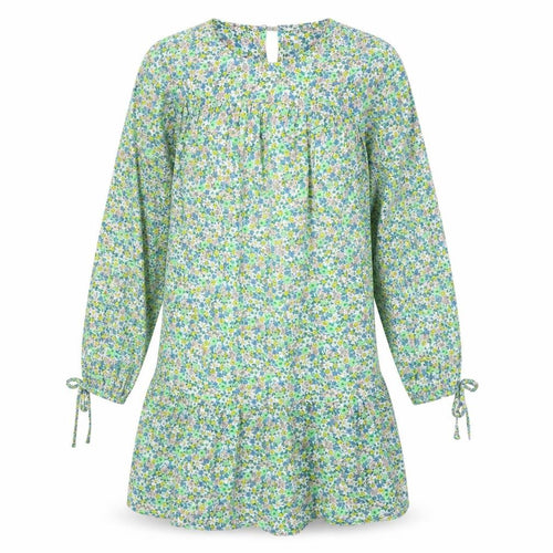 Influence Womens Multicoloured Floral 100% Cotton Tunic Blouse Size 12 Scoop Neck