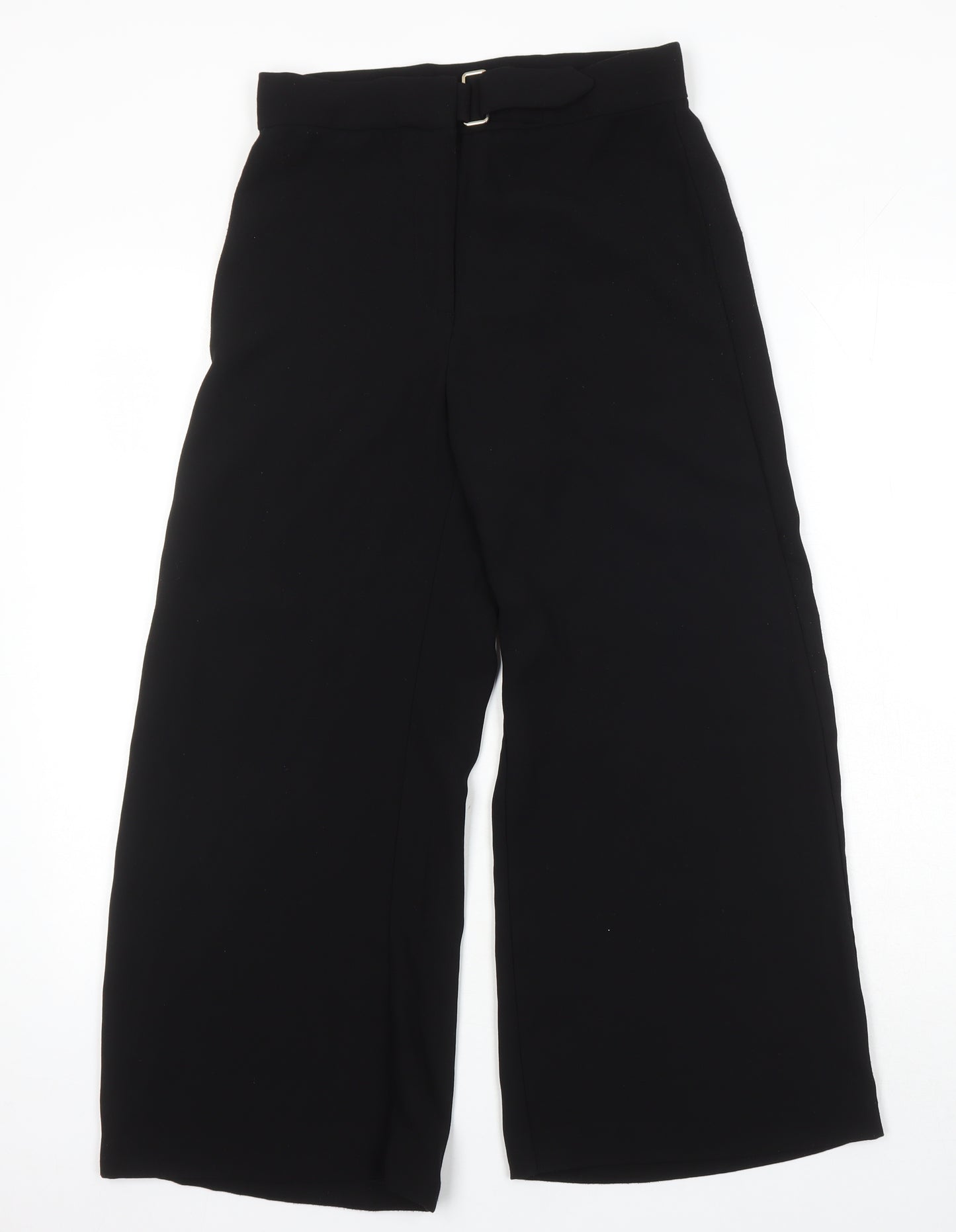 River Island Womens Black Polyester Trousers Size 8 L22 in Regular