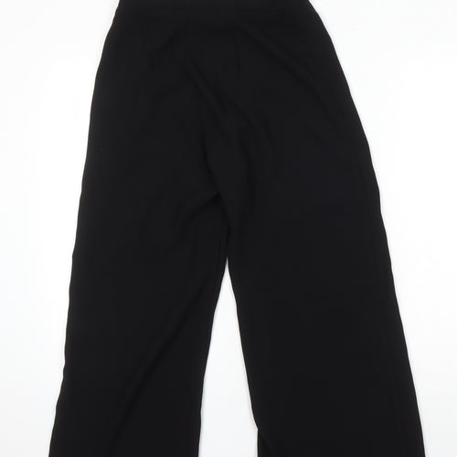 River Island Womens Black Polyester Trousers Size 8 L22 in Regular